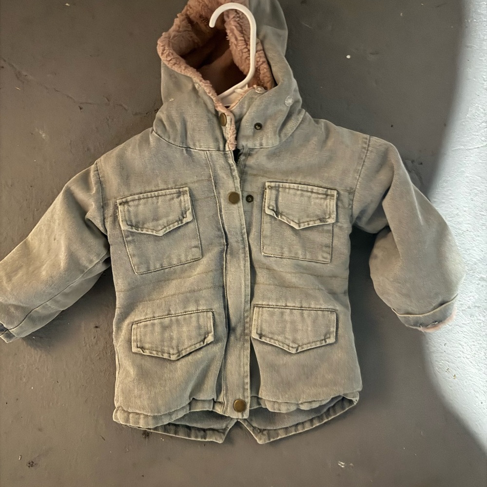 Kids Hooded Jacket - Gray